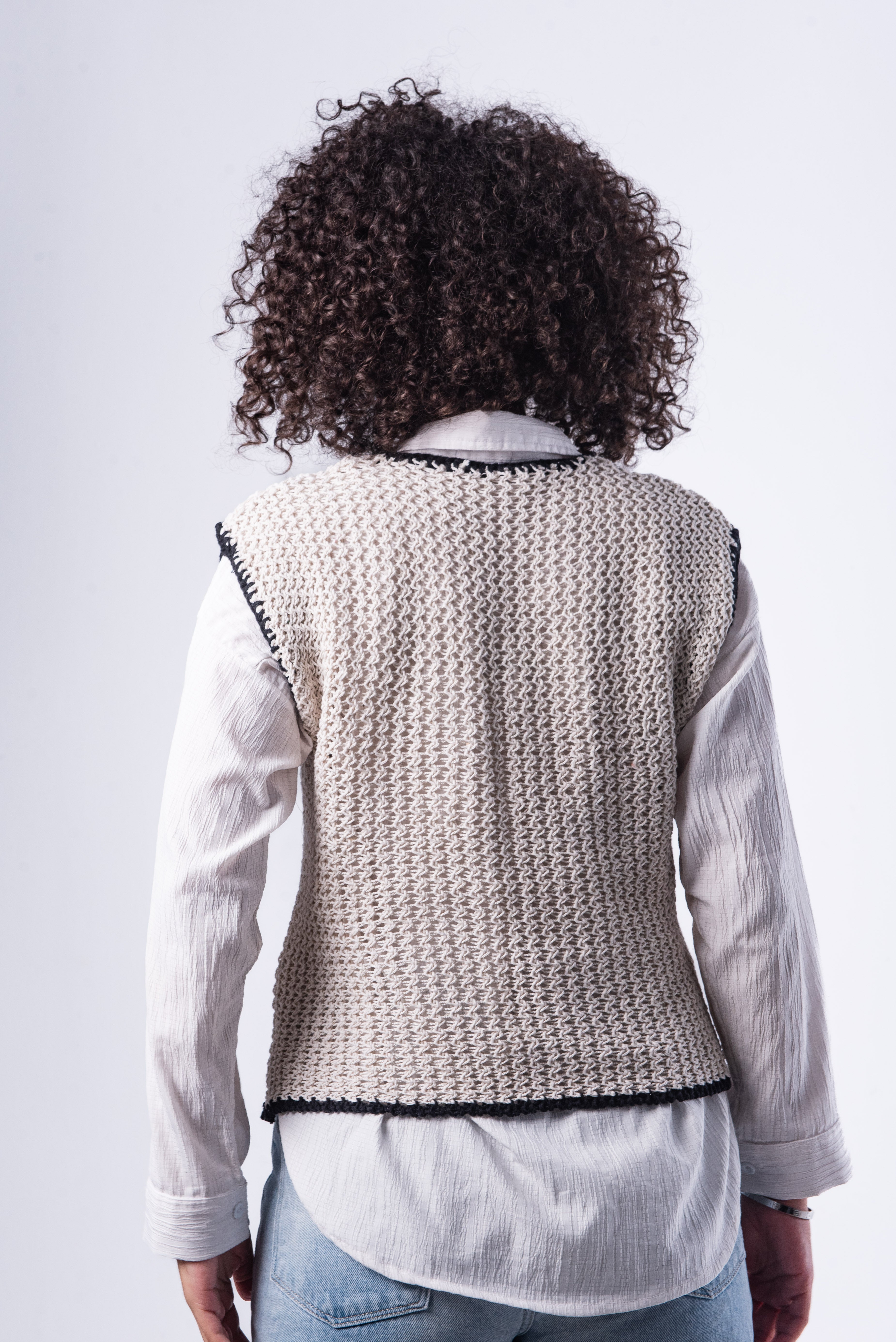 The Bloomvest in WhiteXBlack