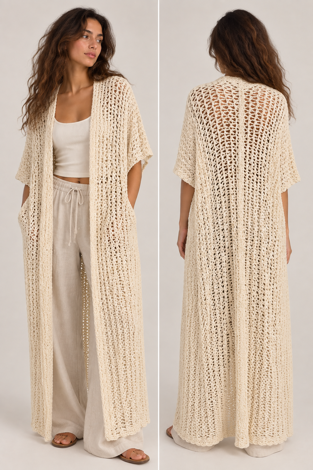 The Vanilla Net Cardigan