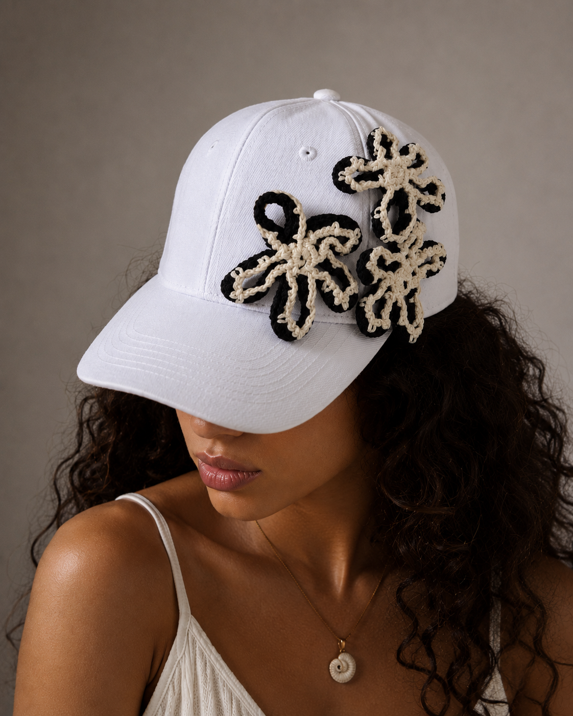 The Cream Fiore Cap
