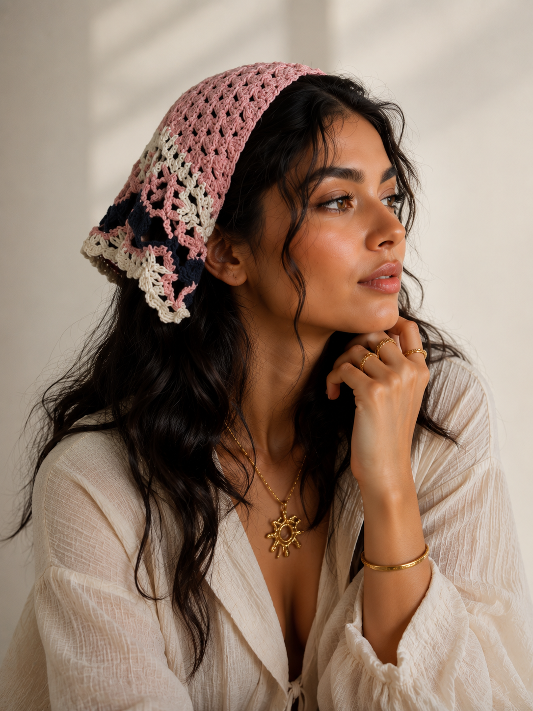 Roselle Headpiece