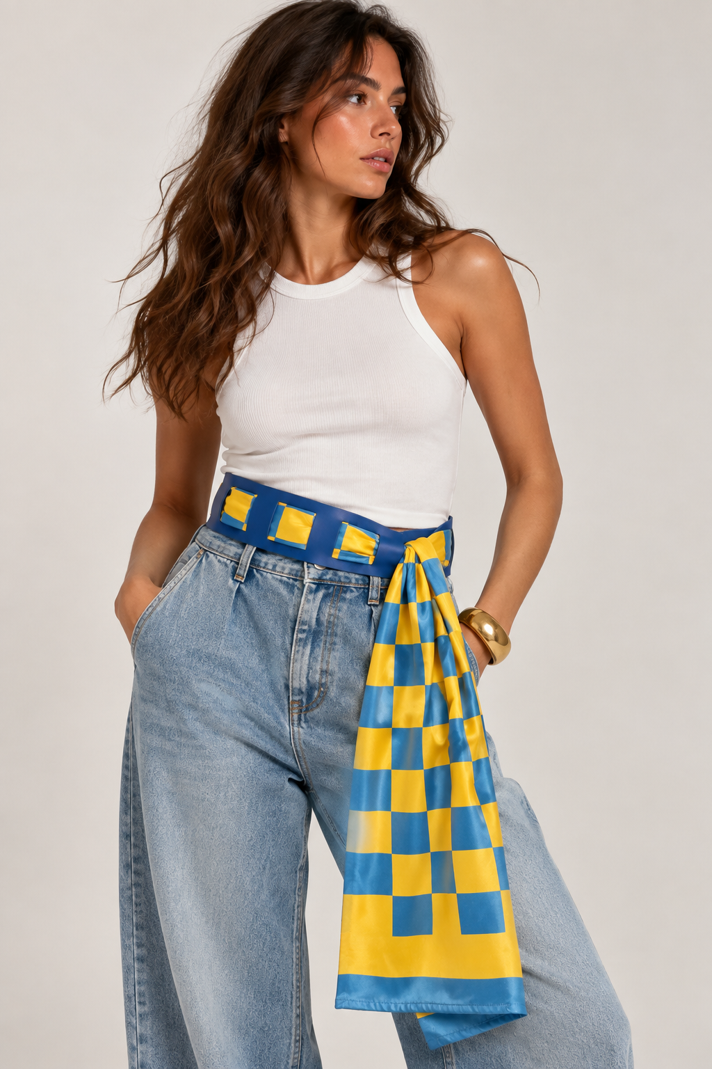 Azure Check Belt