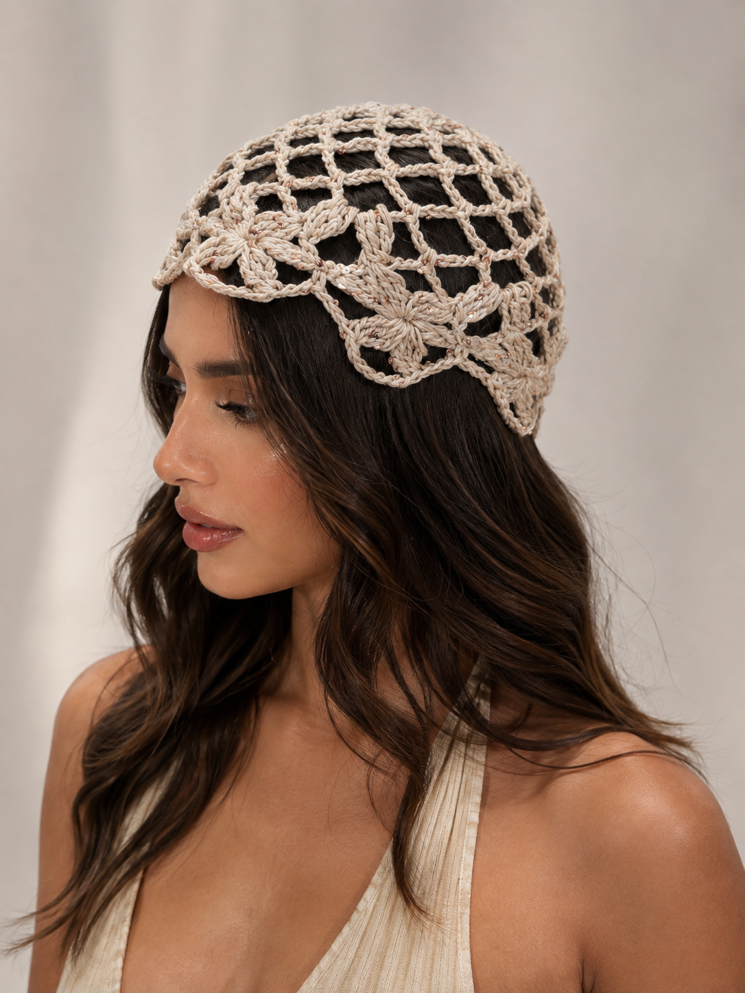 THE FIORELLA CROCHET CAP