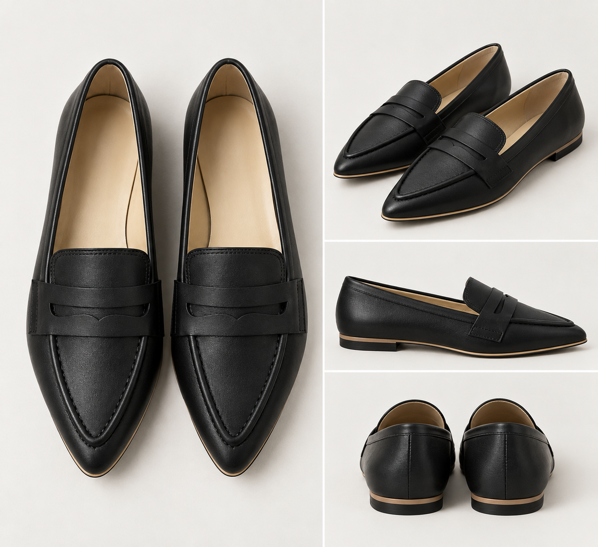 The Noir Penny Loafer - 60% OFF