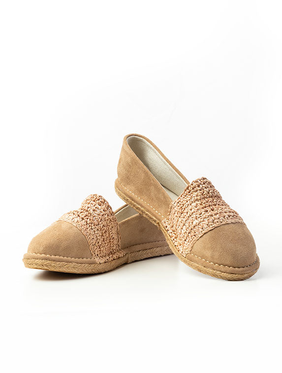 Half Macrame Faced Espadrilles