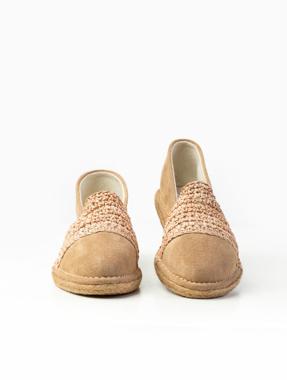 Half Macrame Faced Espadrilles