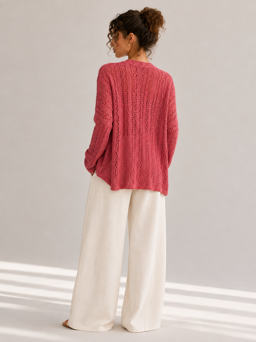 THE RASPBERRY BLOOM CARDIGAN