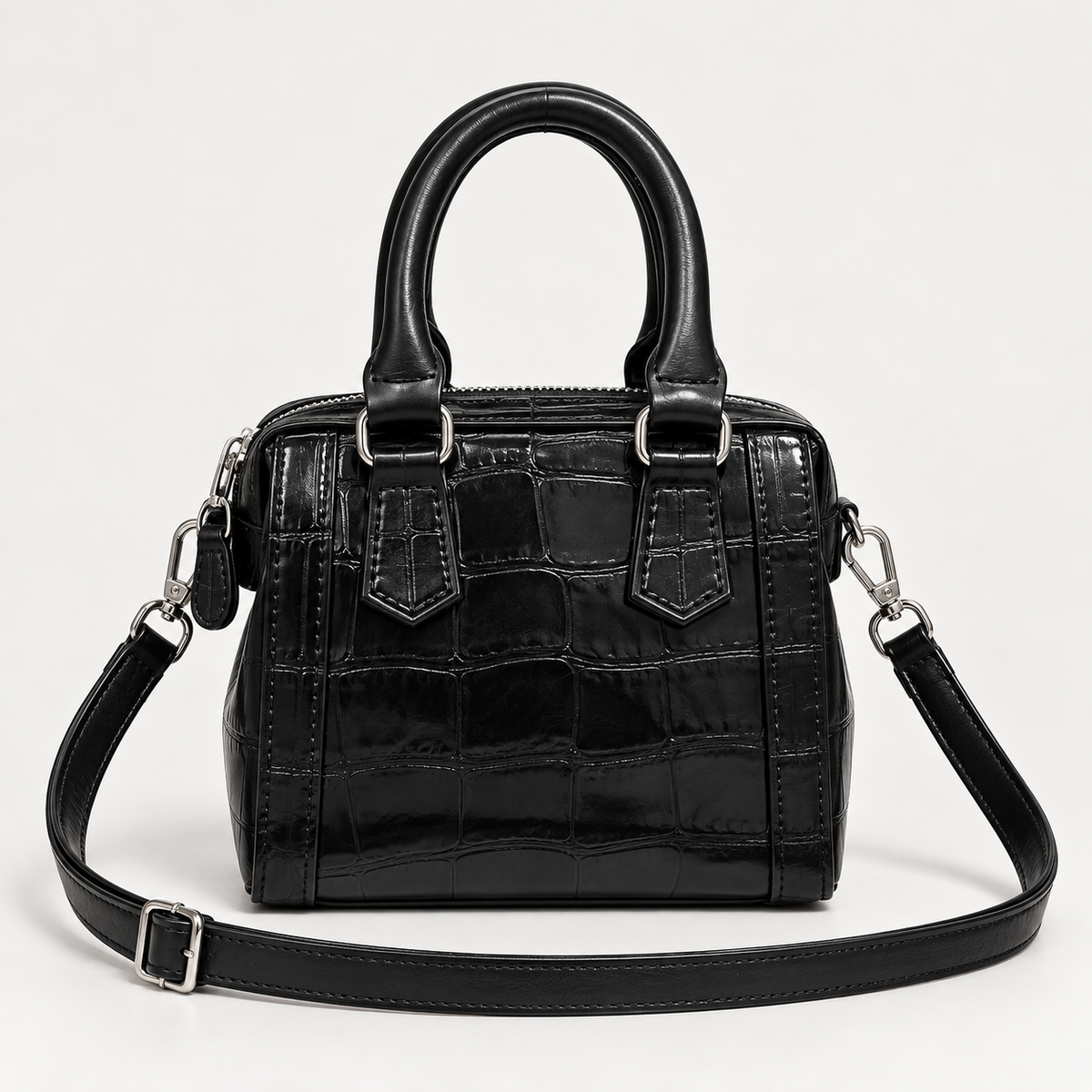 Ébène Croc Bag