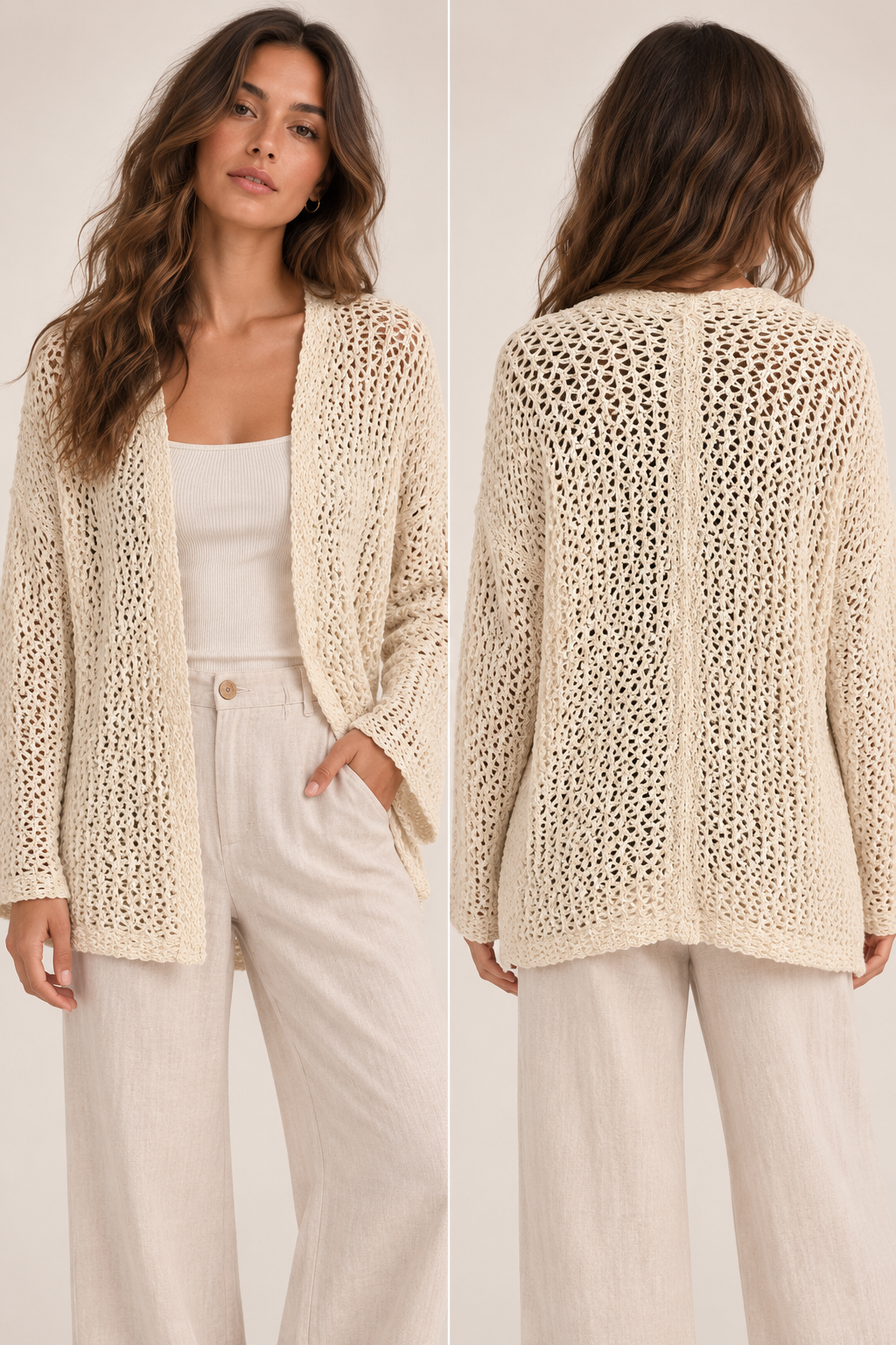 The Natural Weave Cardigan