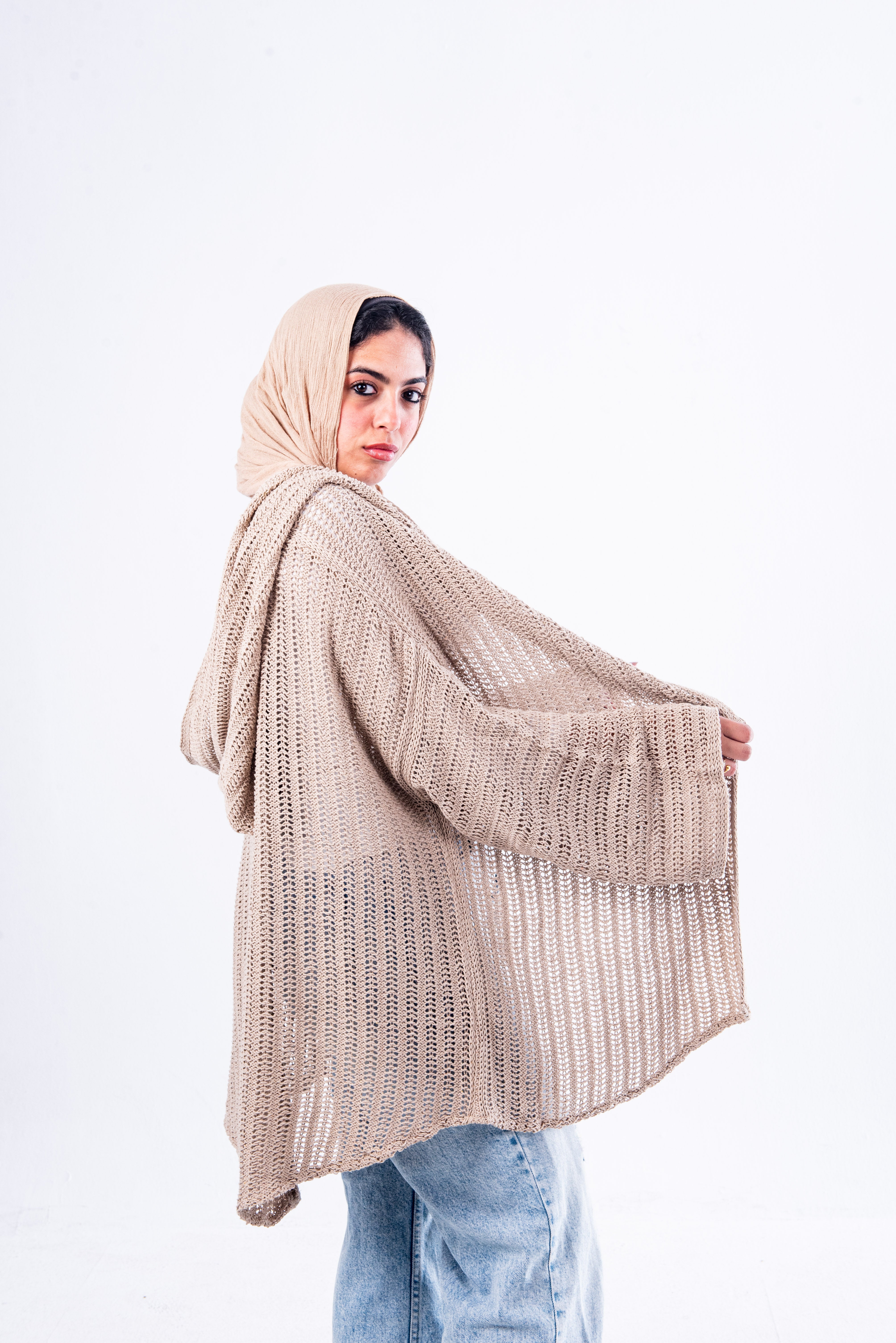 Beige Dune Hoodie.