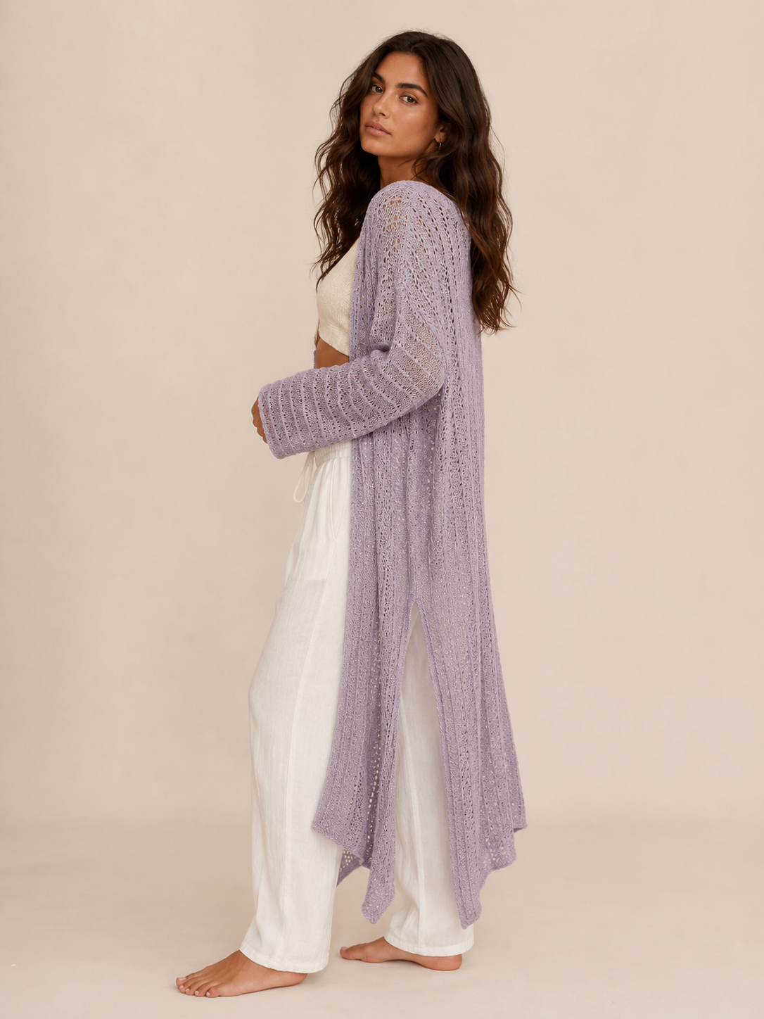The Lilac Veil Cardigan