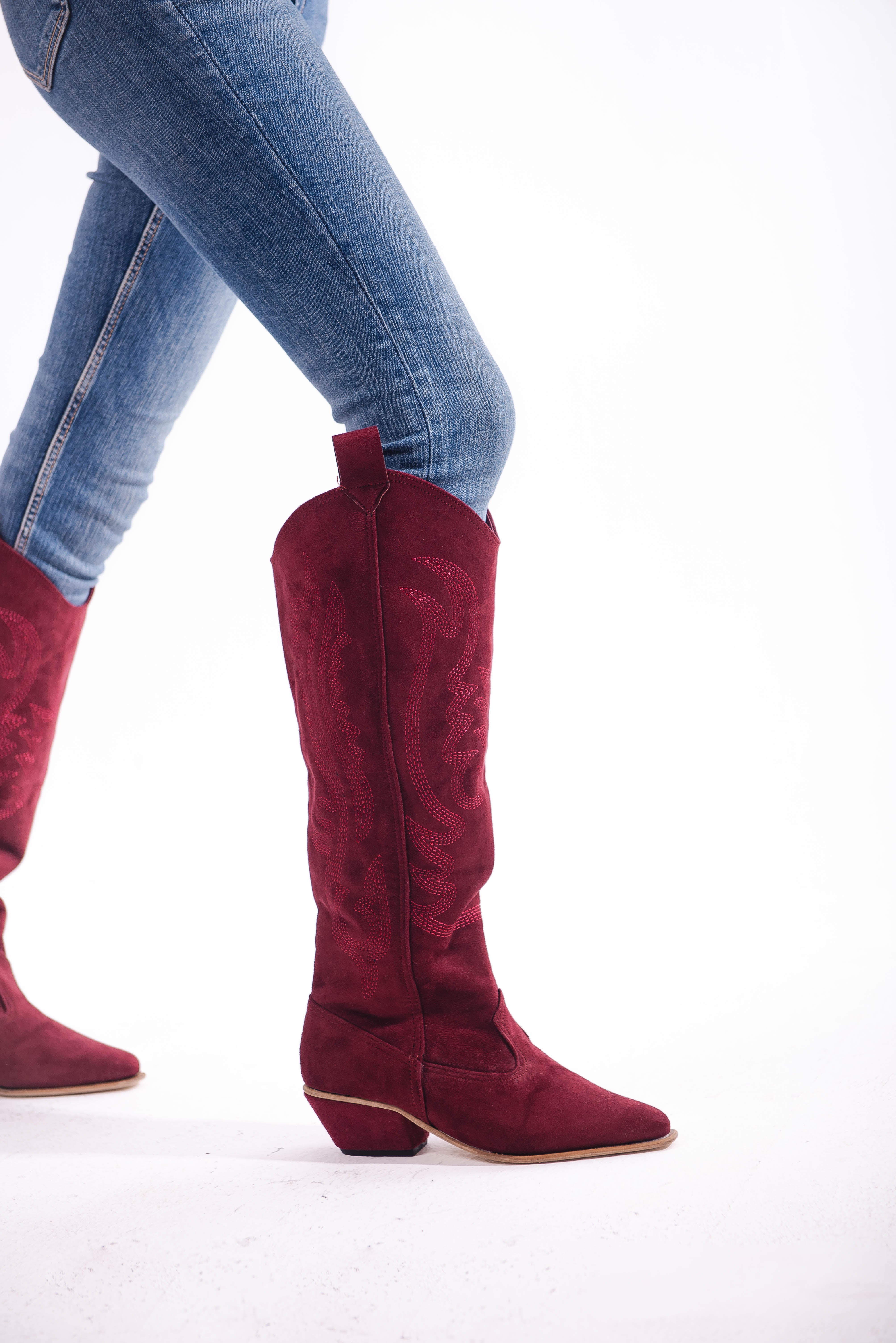 Burgundy Sierra Boots