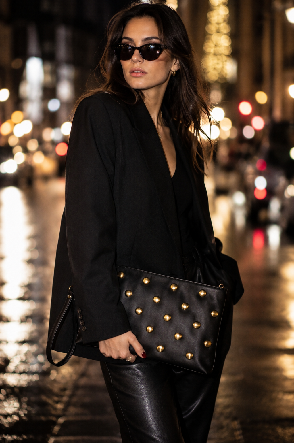 Orbelle Clutch - Black