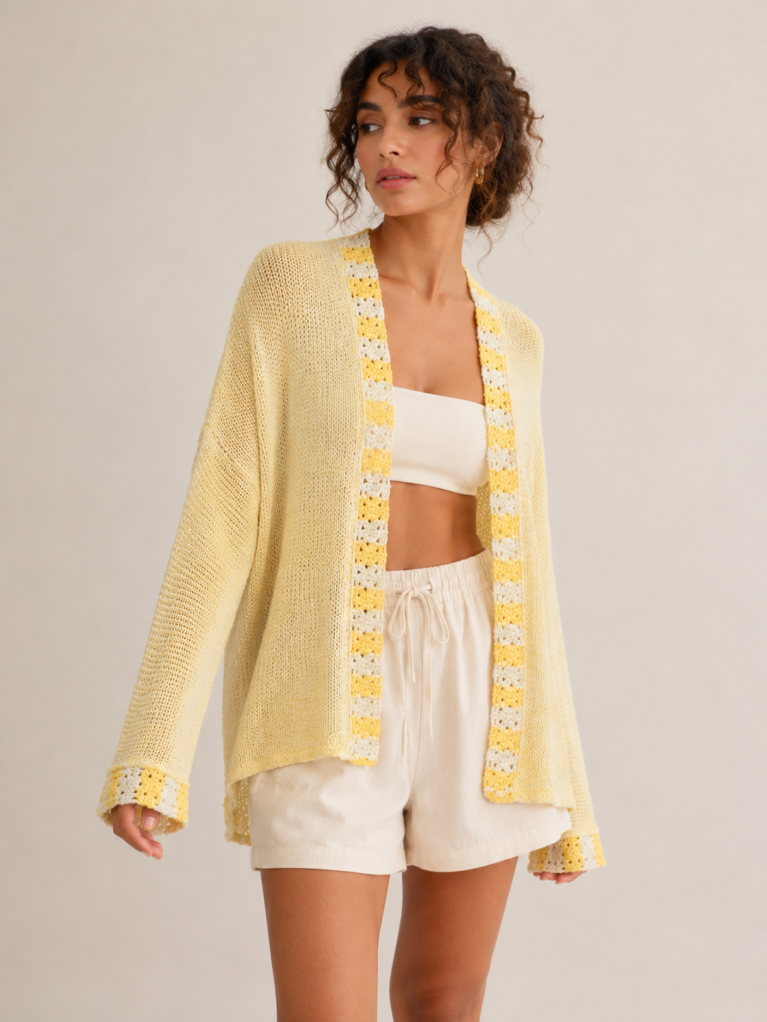 The Lemon Cream Cardigan