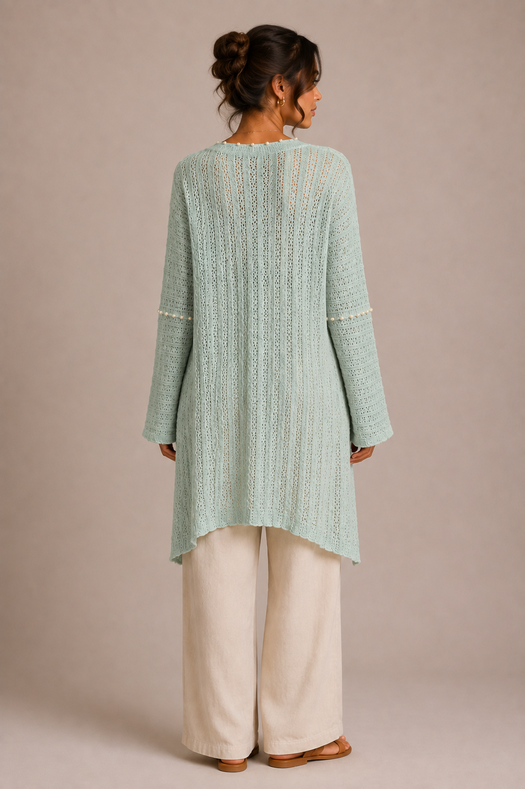 THE AQUA PEARL KNIT