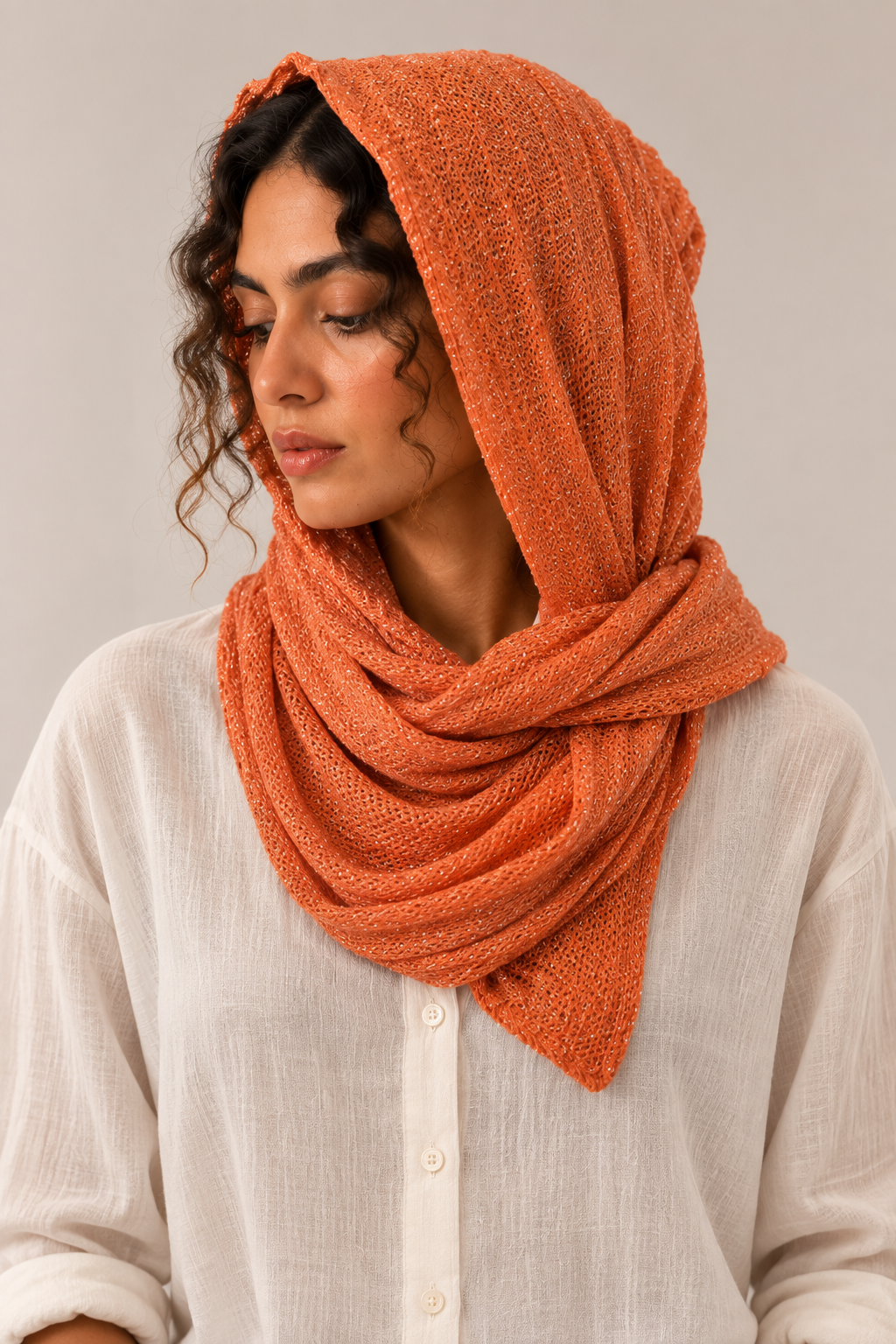 THE LUCIENNE HOOD SCARF