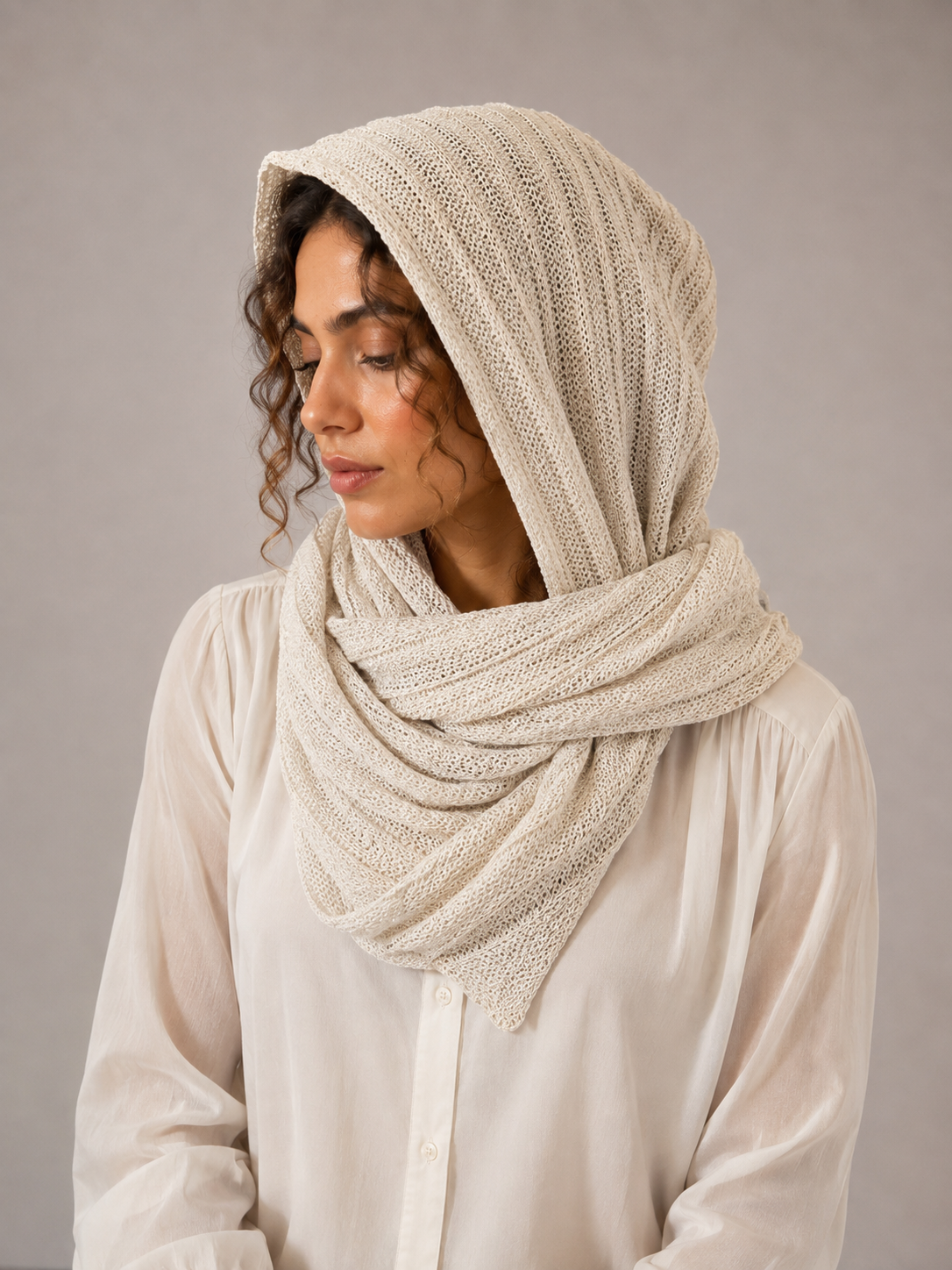 THE LUCIENNE HOOD SCARF