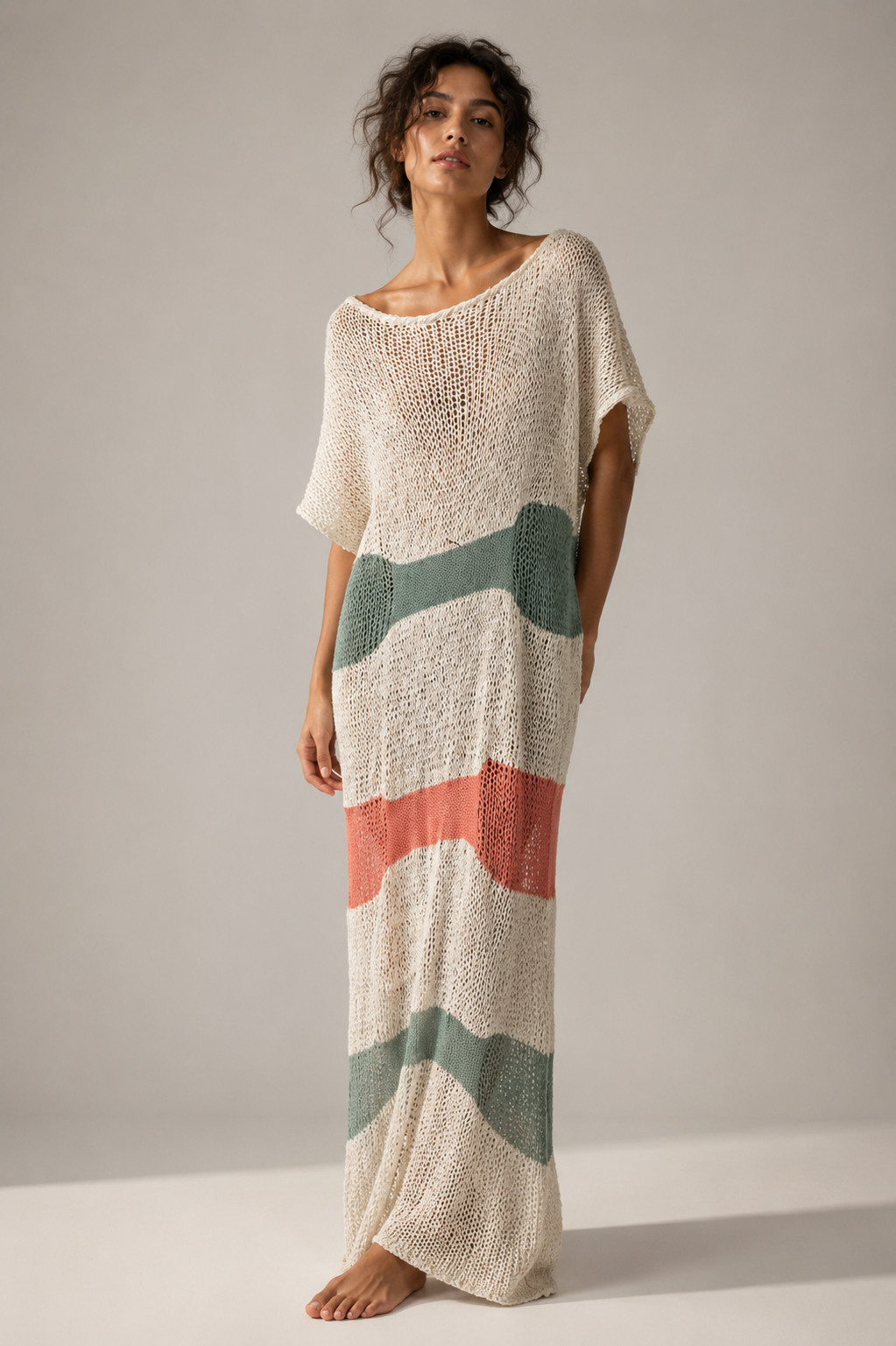 THE COLORWAVE KNIT DRESS