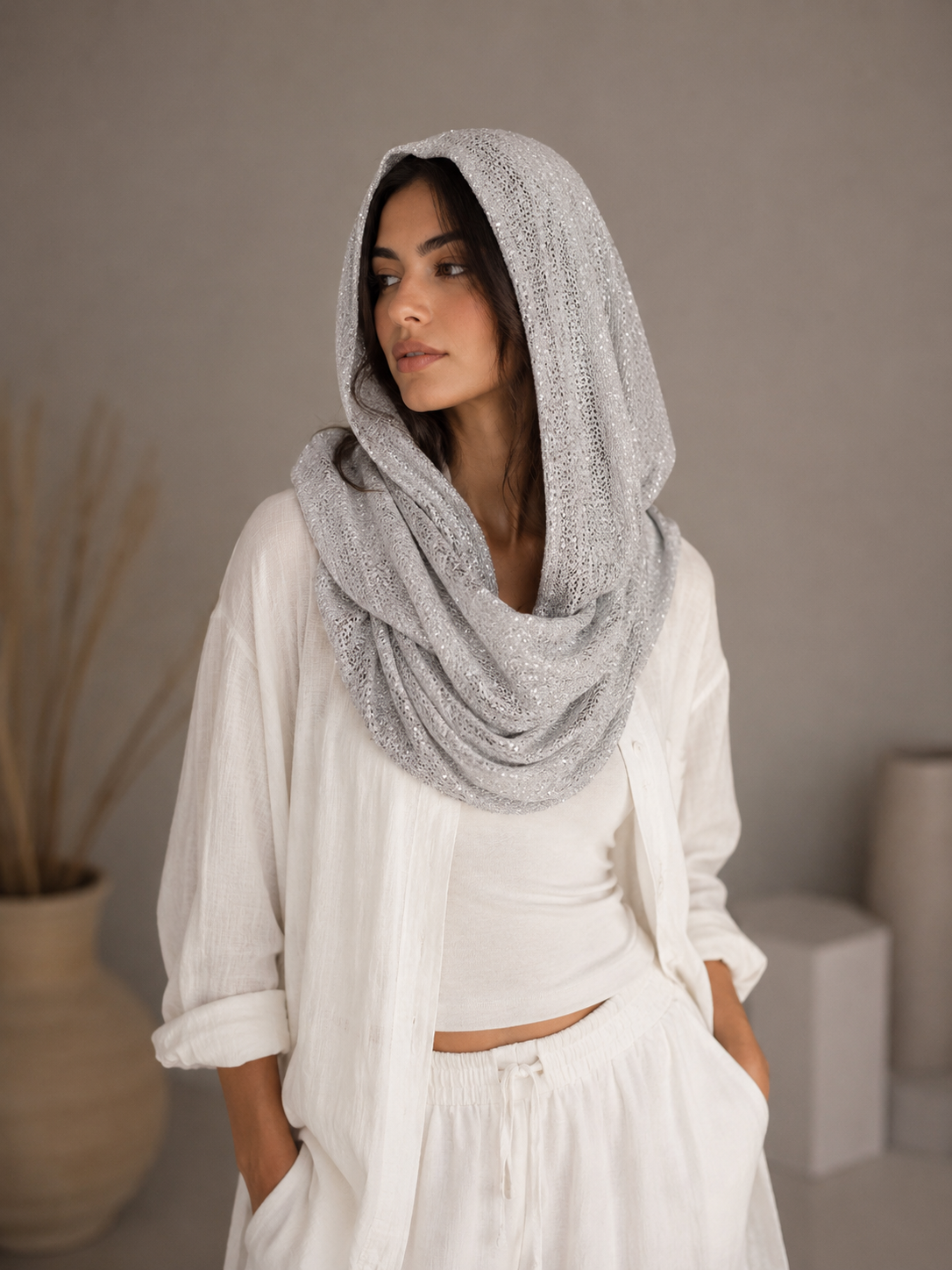 The Whisper Hood Scarf
