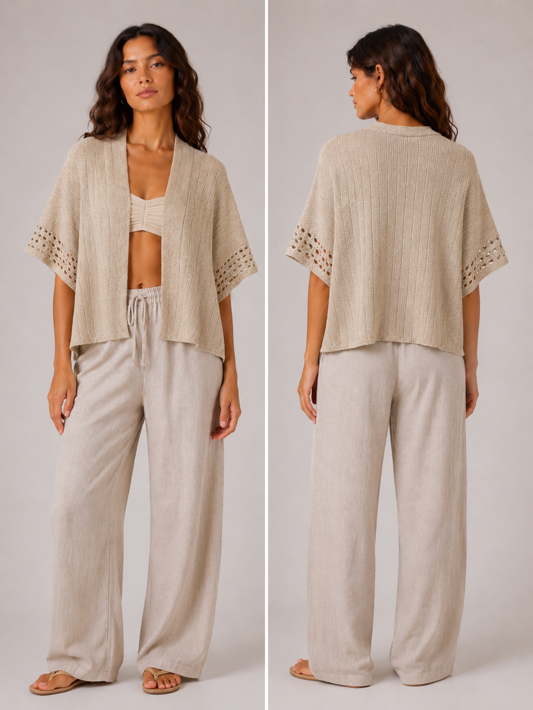 THE RIBBED SHIMMER WRAP