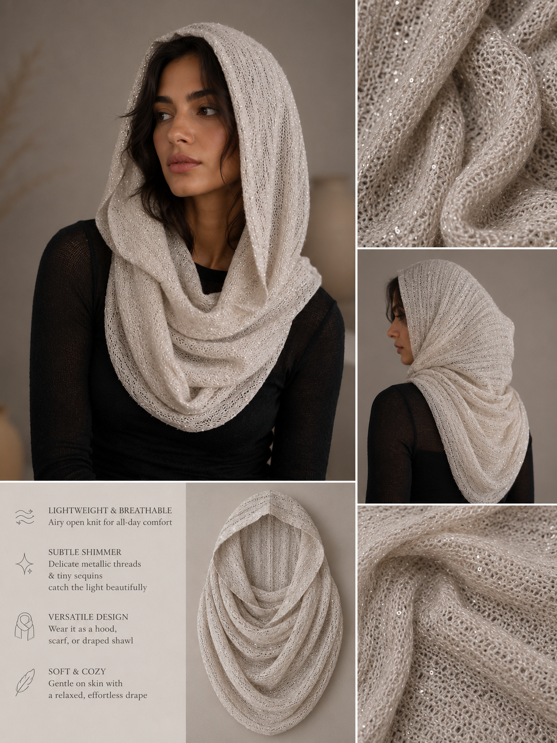 Lunelle Hood Scarf