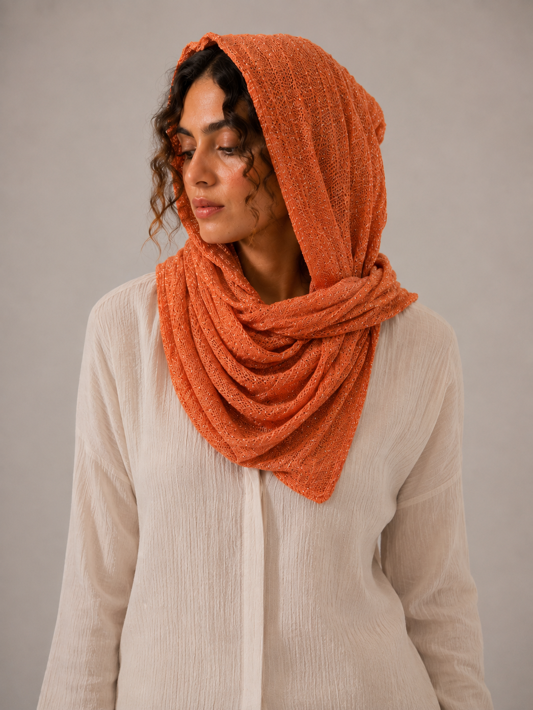 THE LUCIENNE HOOD SCARF