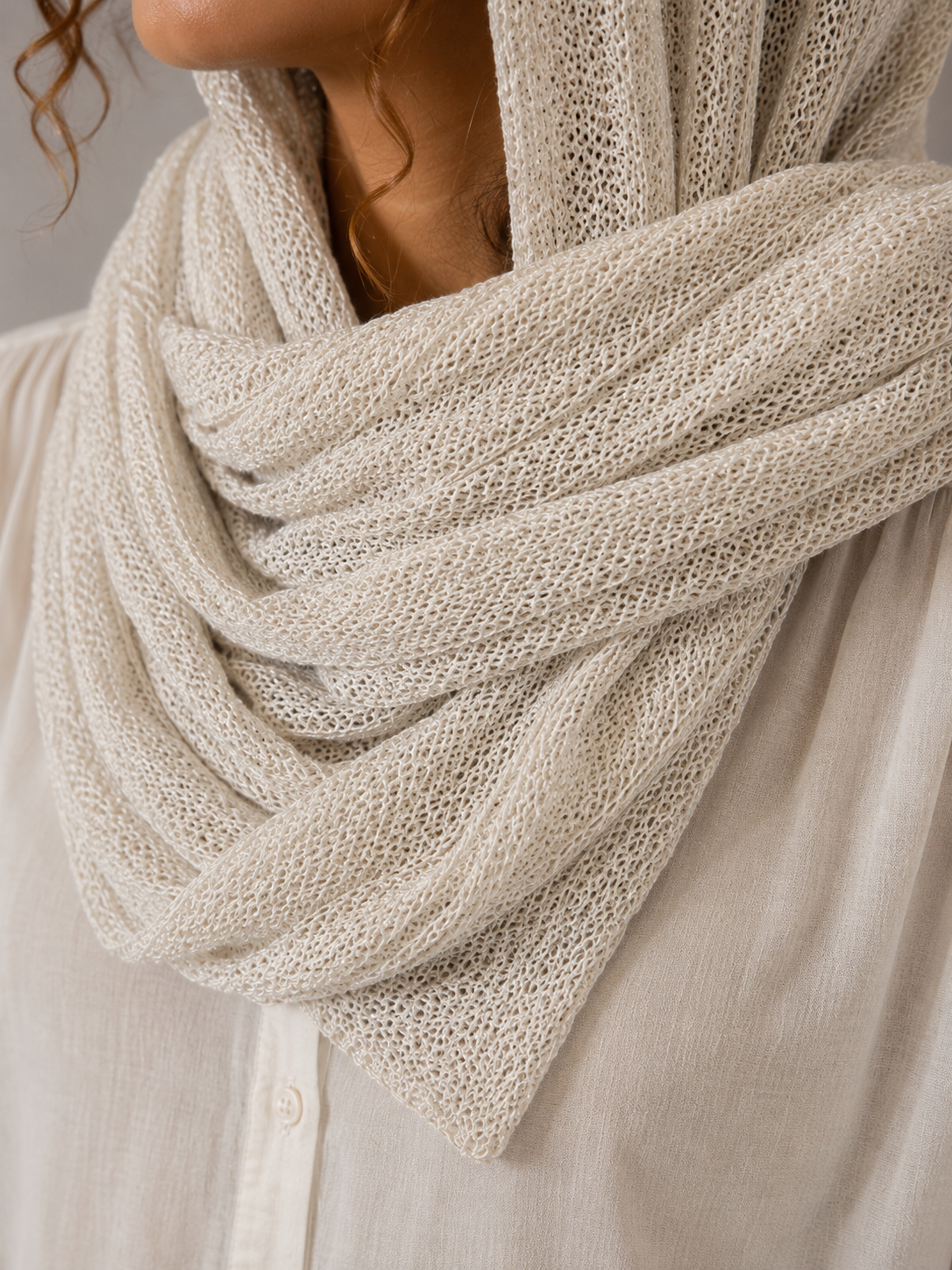 THE LUCIENNE HOOD SCARF