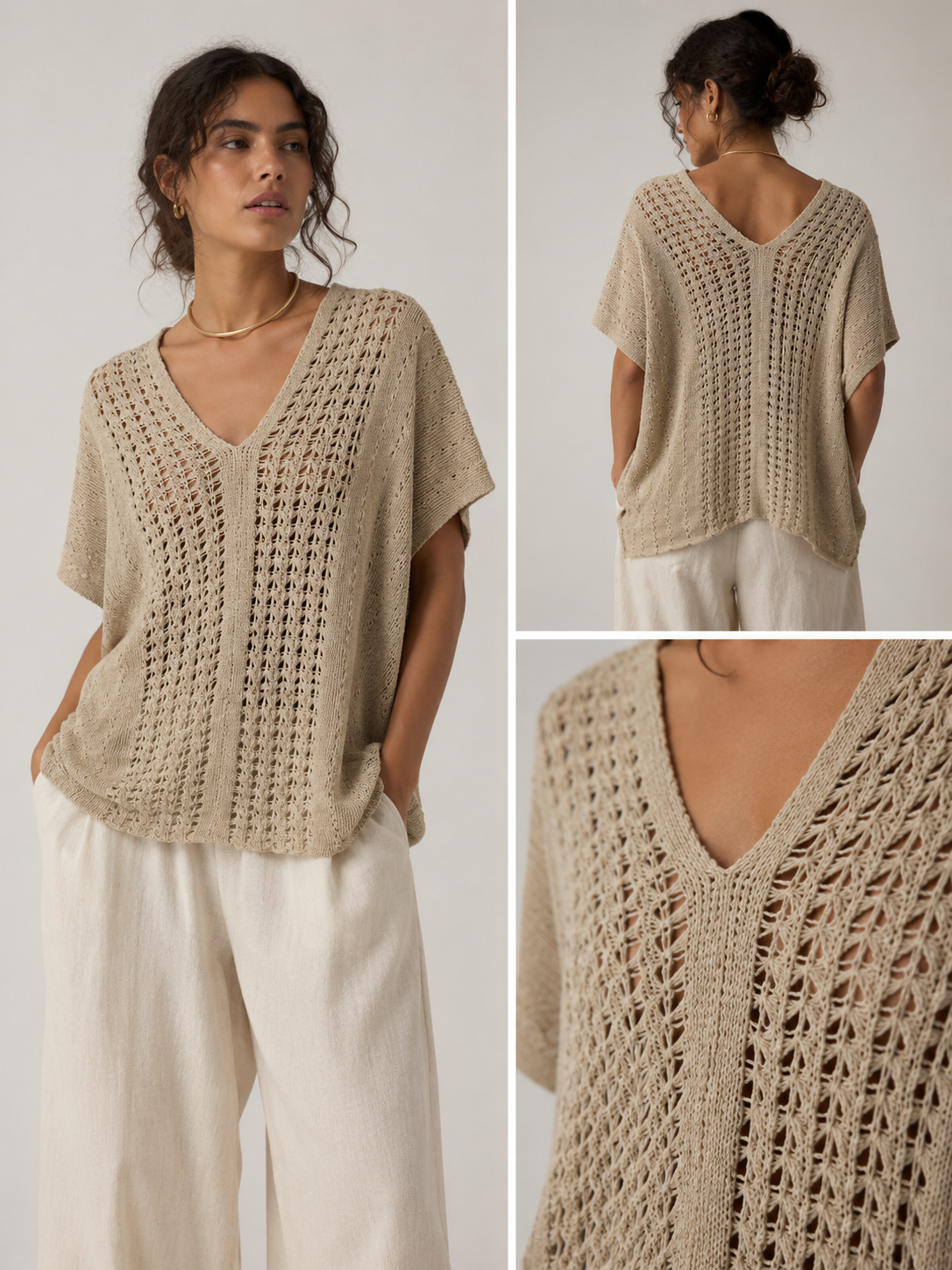 The Ajour Knit Top