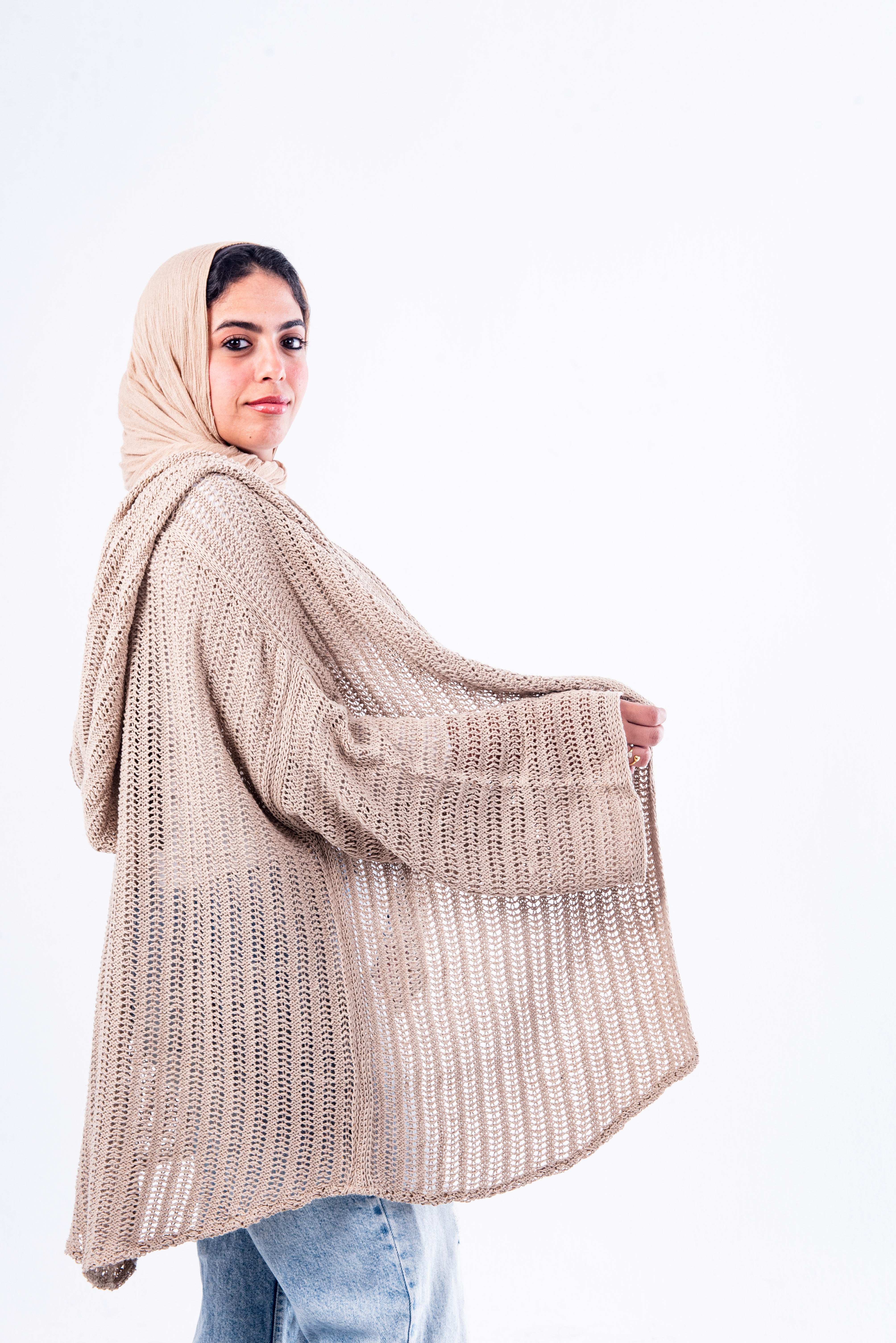 Beige Dune Hoodie.
