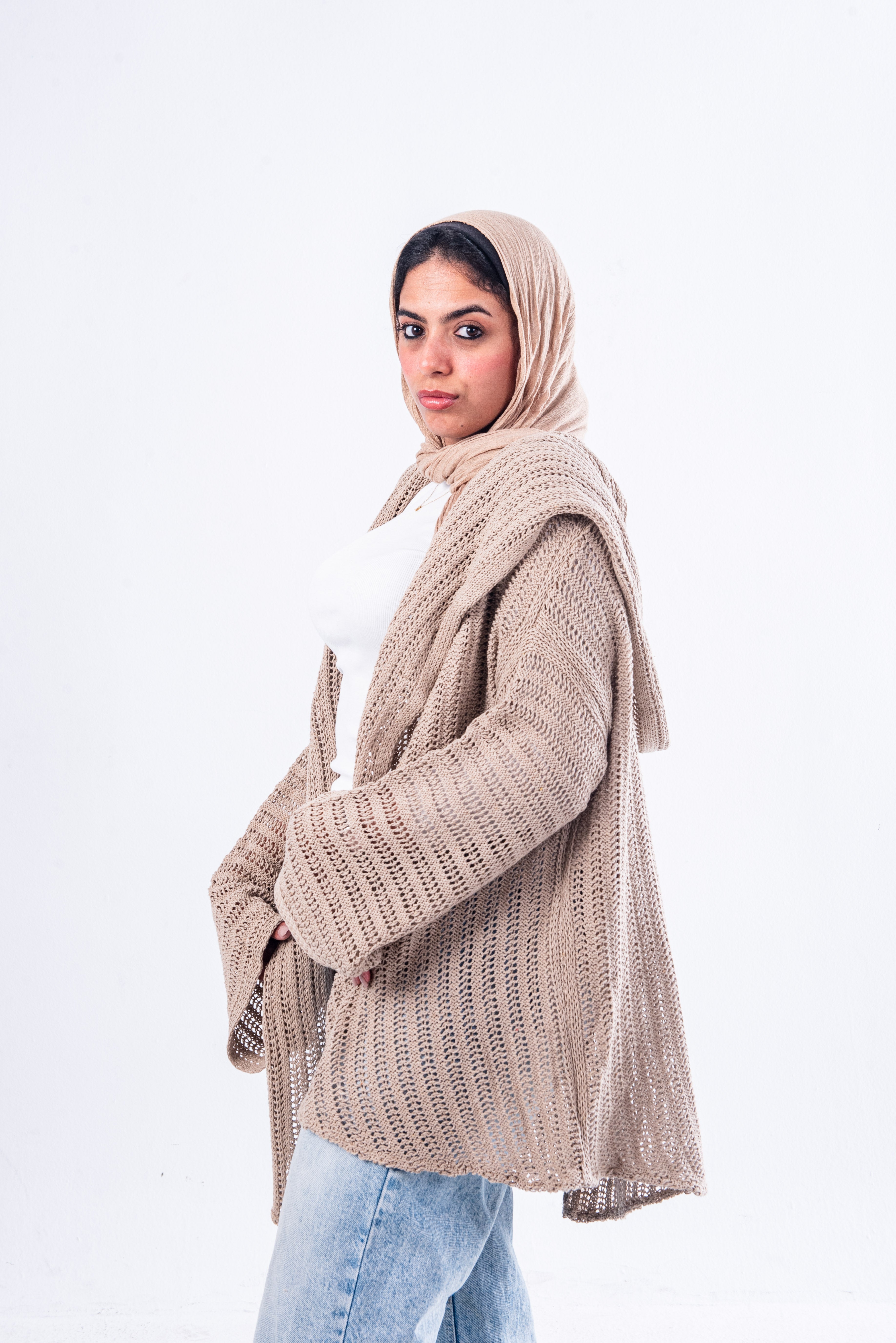 Beige Dune Hoodie.