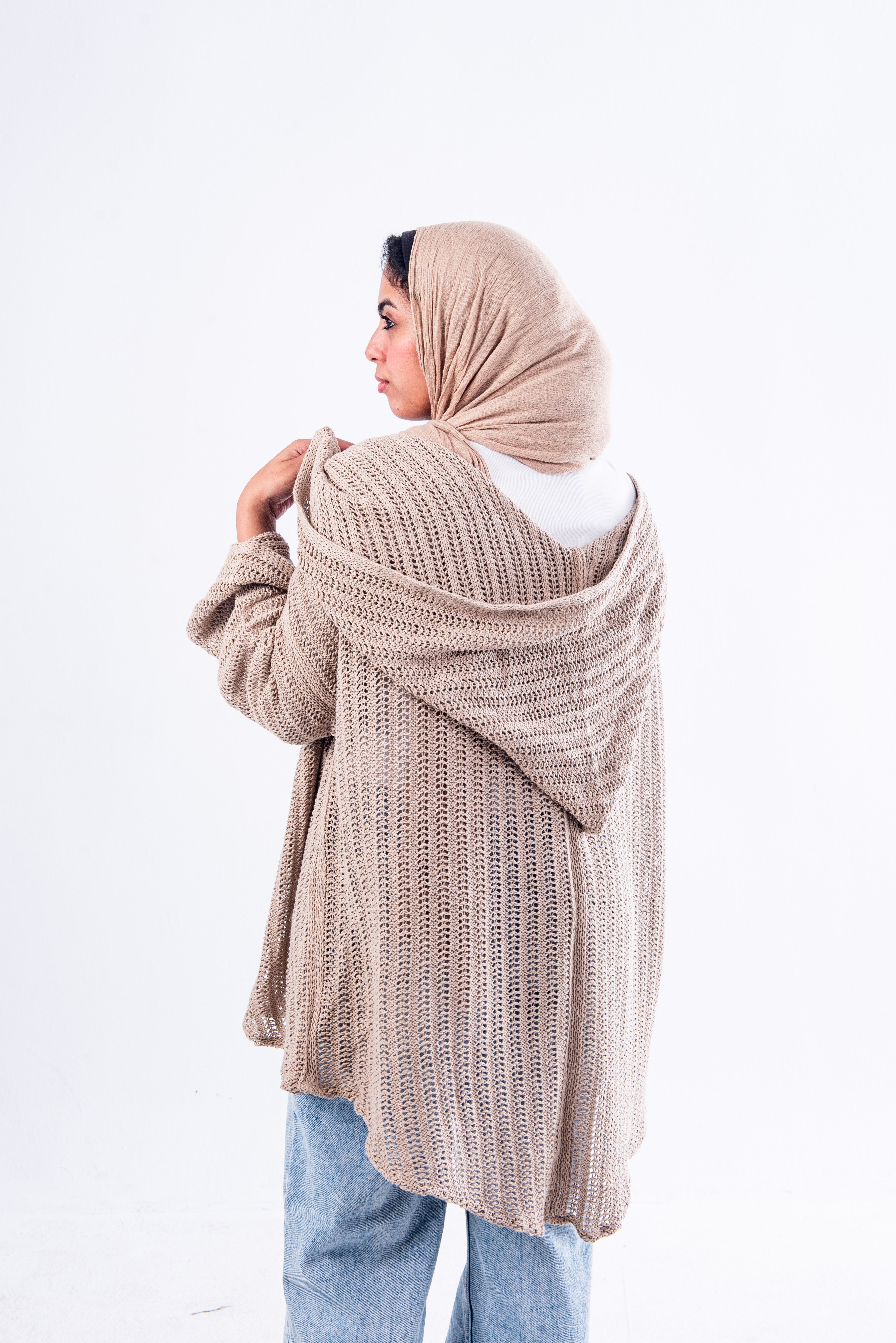 Beige Dune Hoodie.