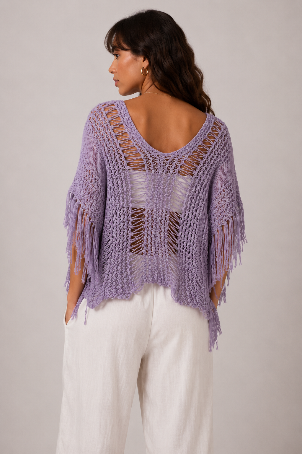 THE LAVENDE FRINGE TOP