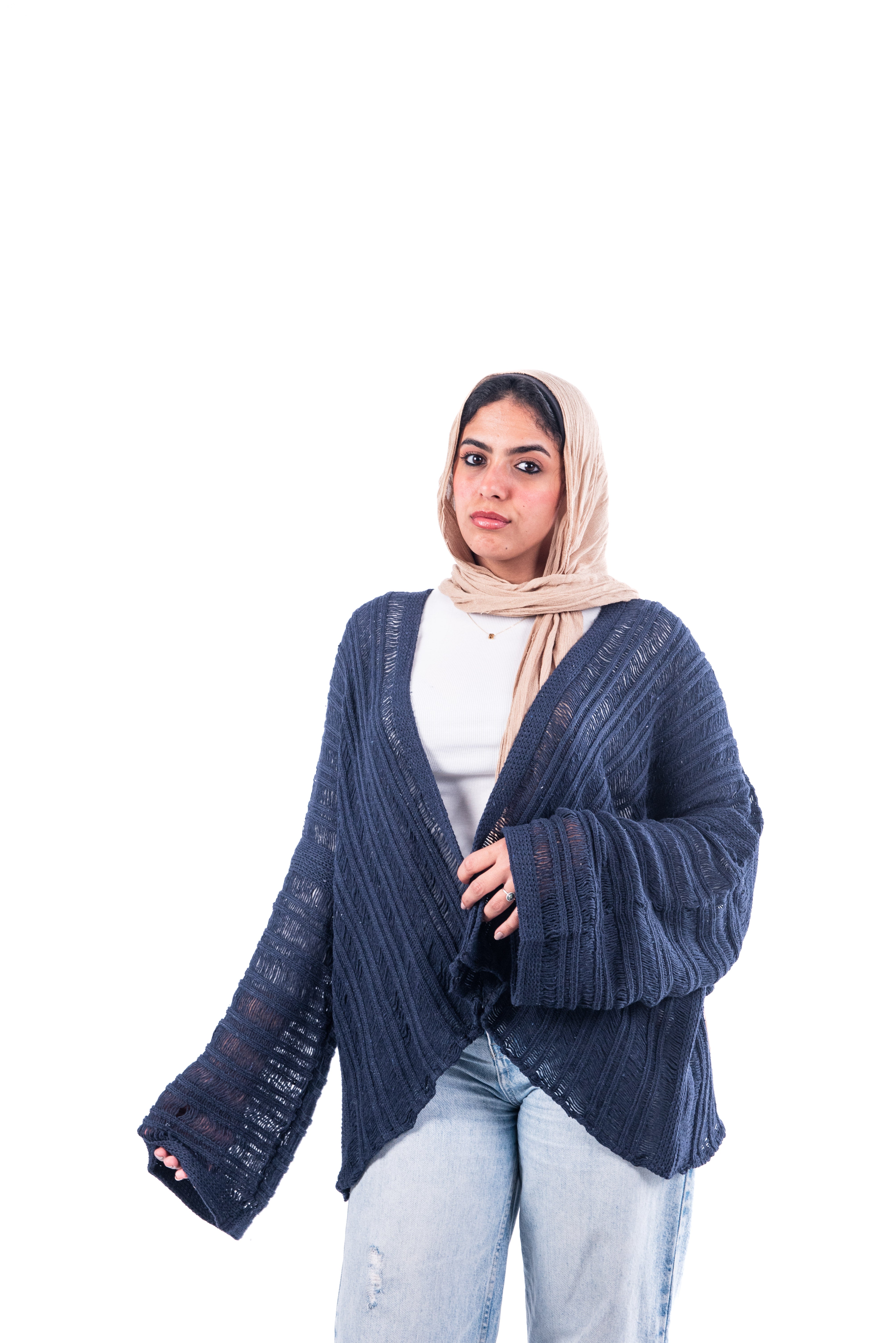 Velawrap in Indigo Blue.