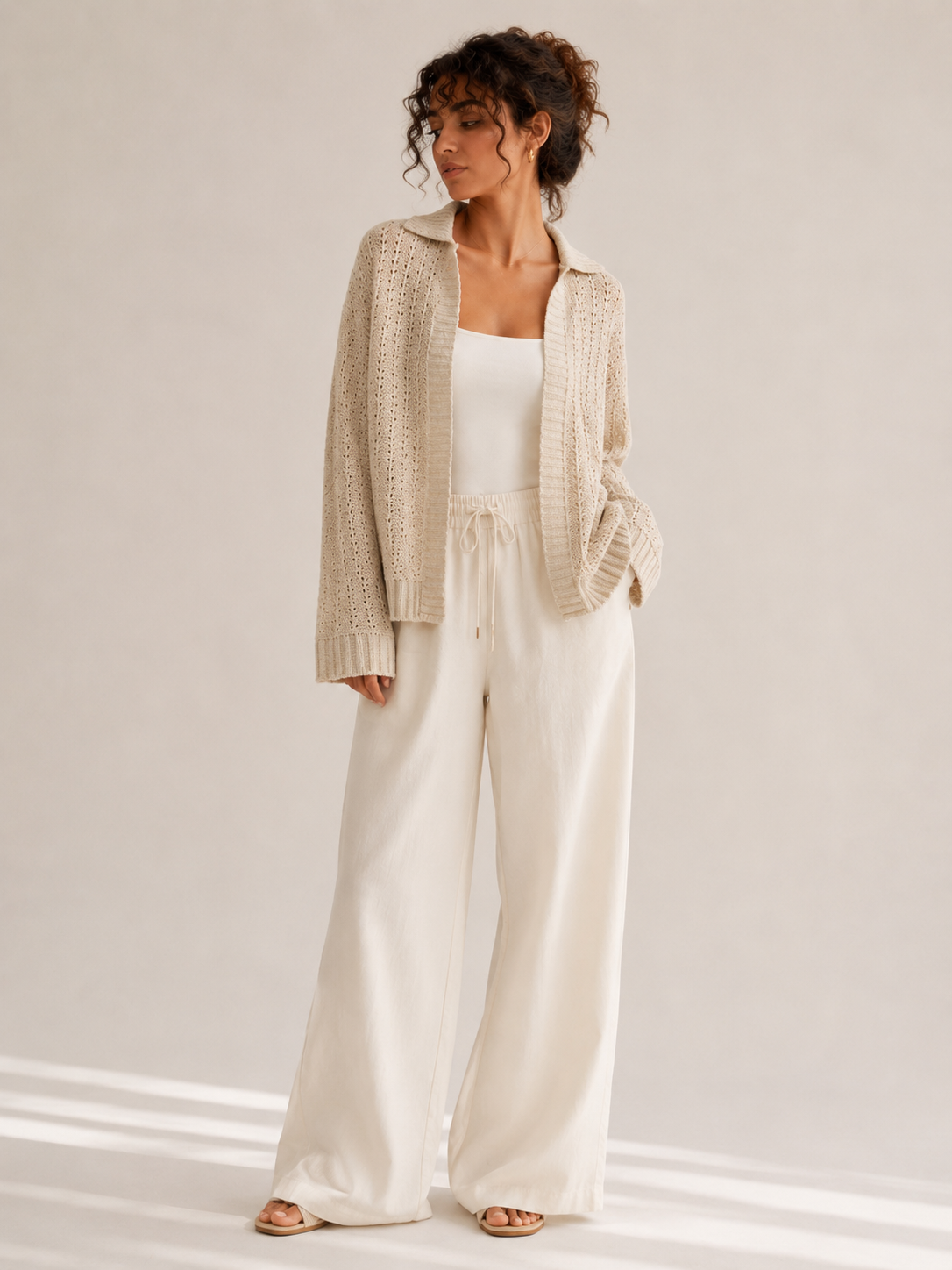 The Vanilla Weave Cardigan