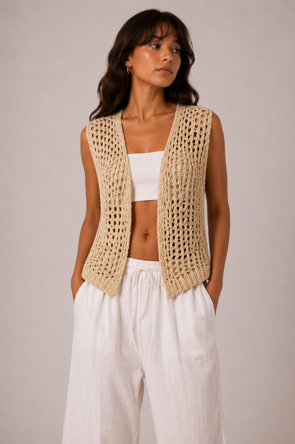 THE SAND WEAVE VEST
