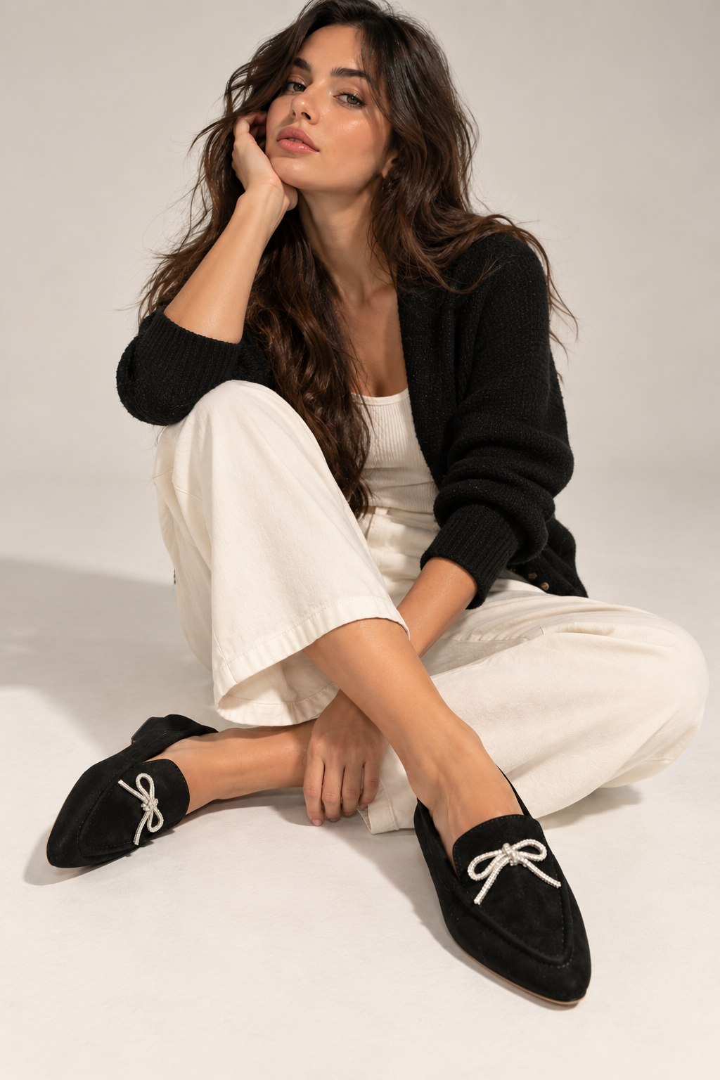 THE LUMIÈRE BOW LOAFERS - 60% OFF