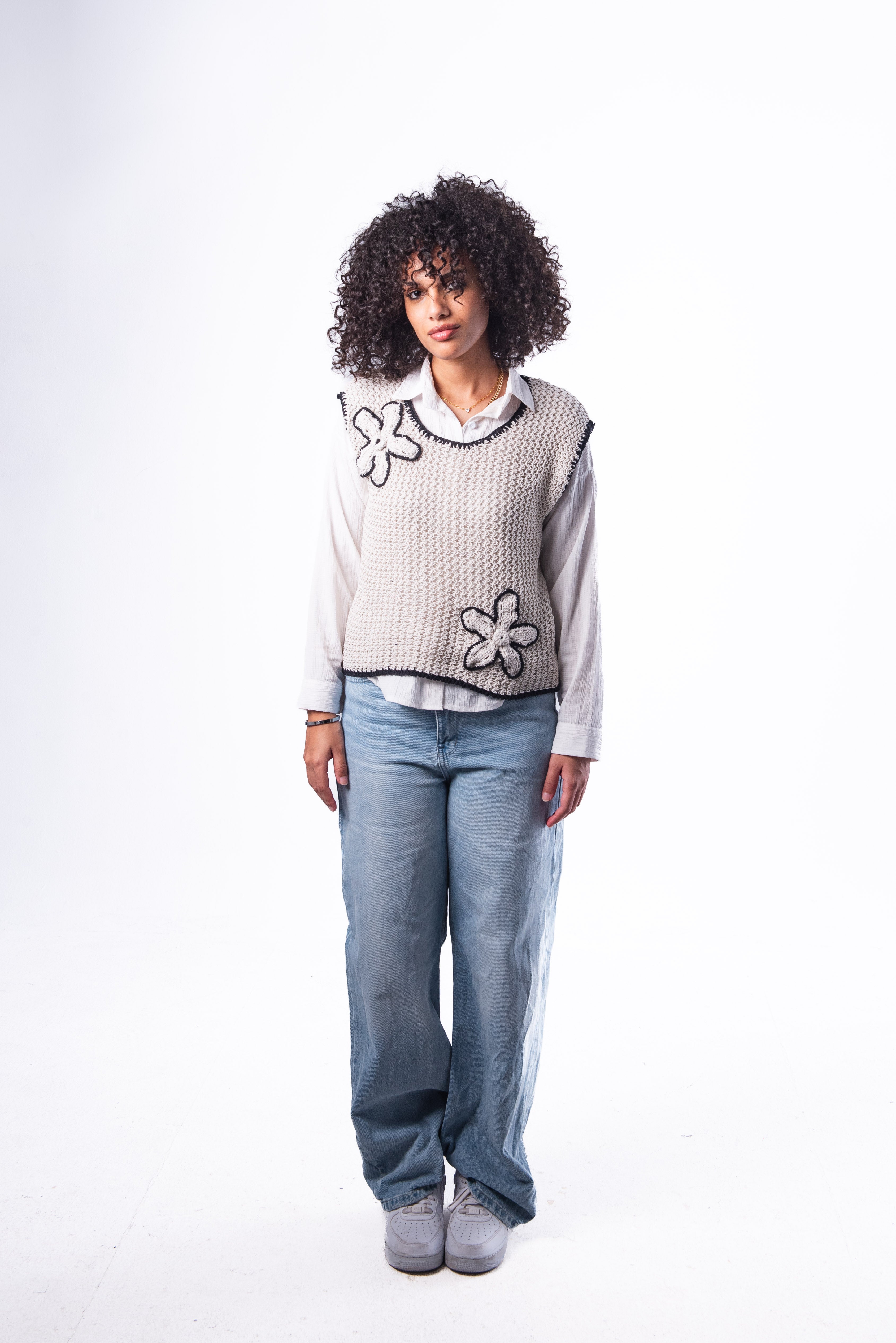 The Bloomvest in WhiteXBlack