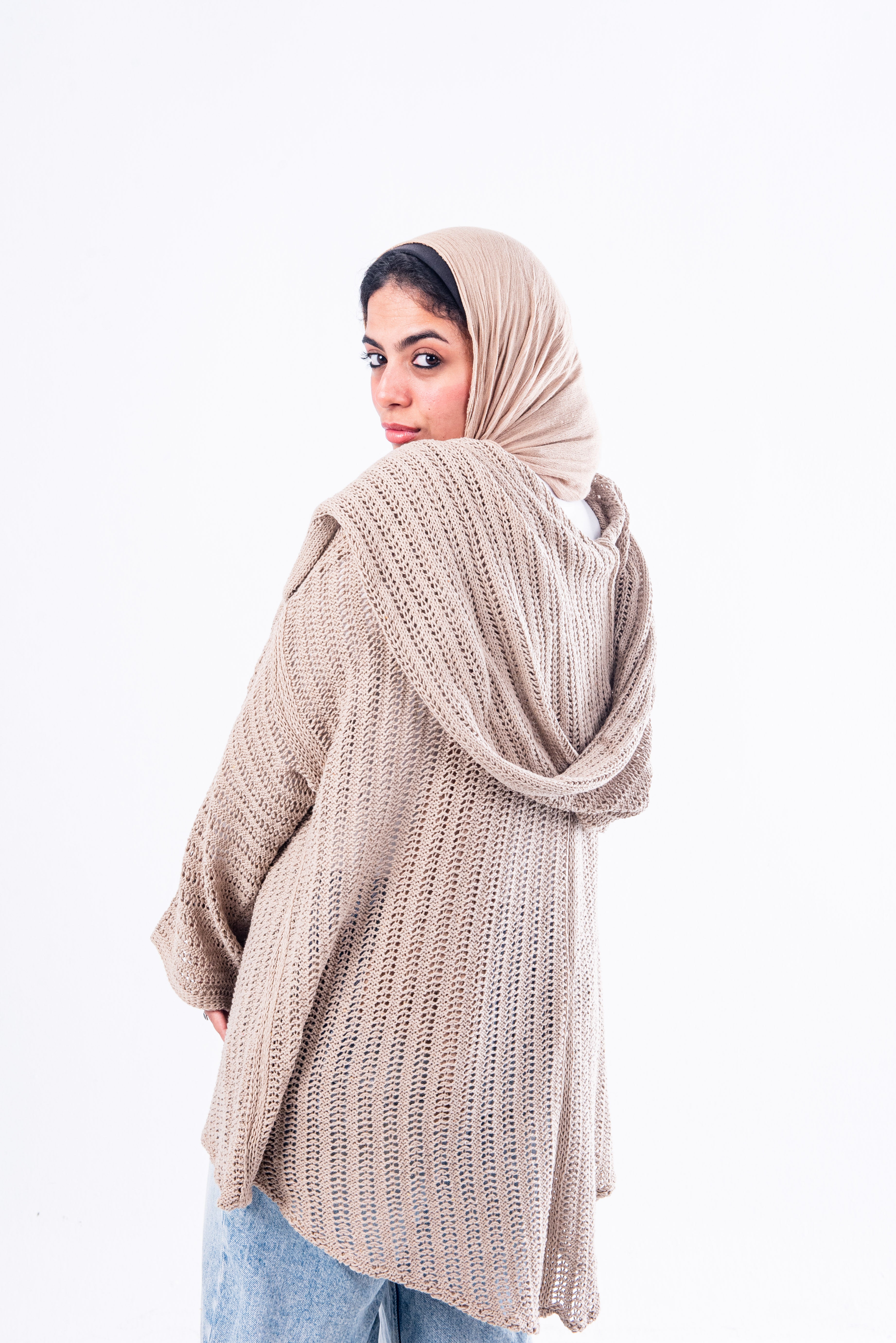 Beige Dune Hoodie.