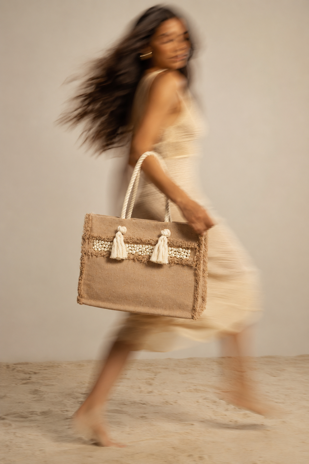 Almaree Tote - Beige