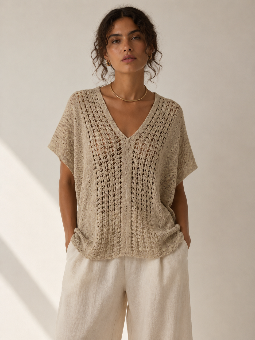 The Ajour Knit Top