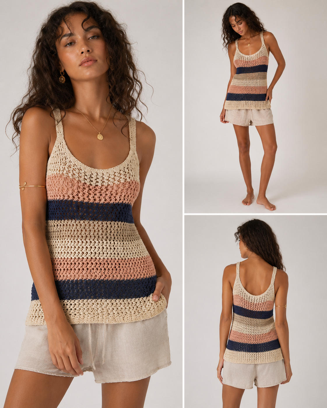 THE MARÉE STRIPED KNIT TOP