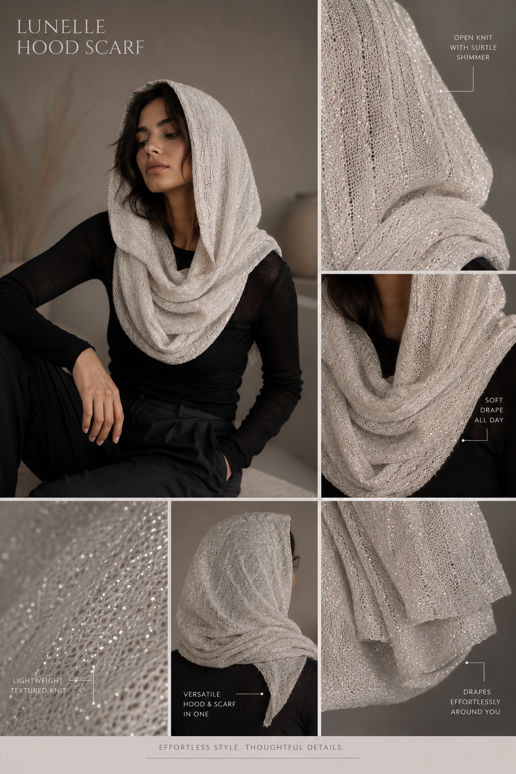 Lunelle Hood Scarf