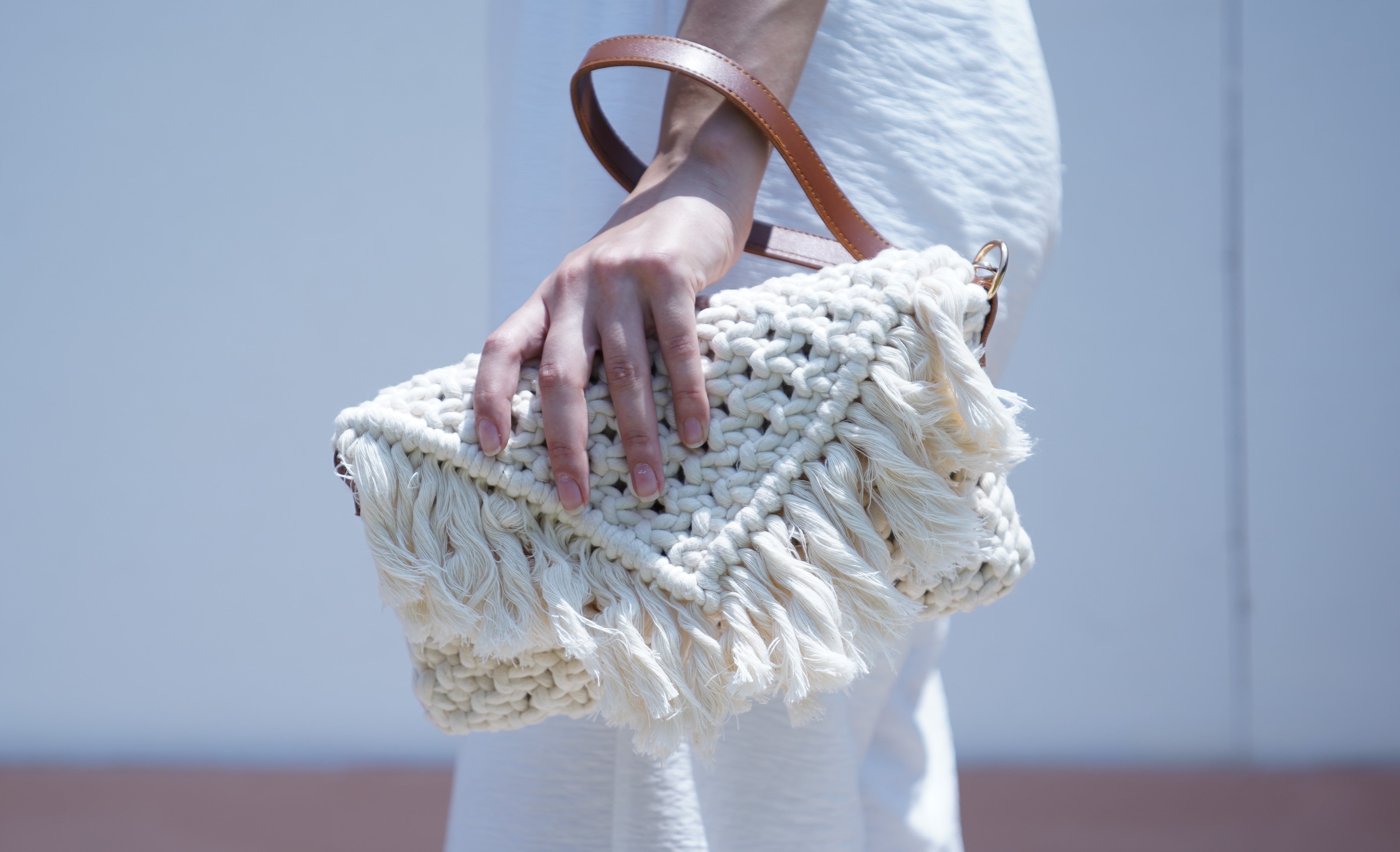 Carnival Macrame Crossbody Bag