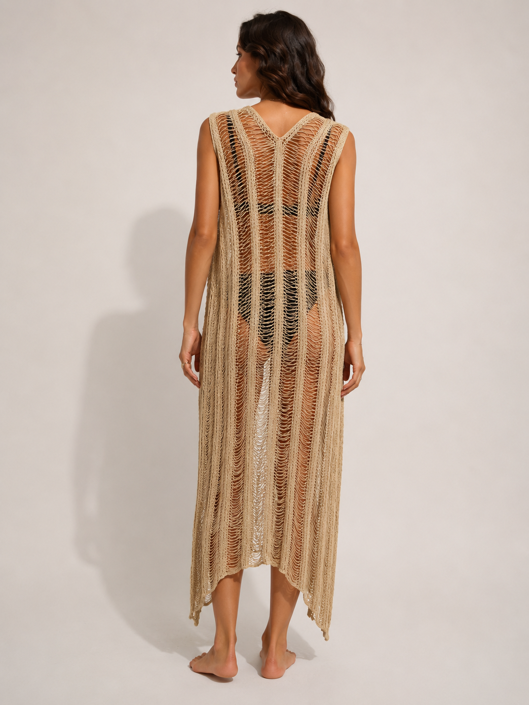 THE SÉRAYA OPEN-KNIT VEST