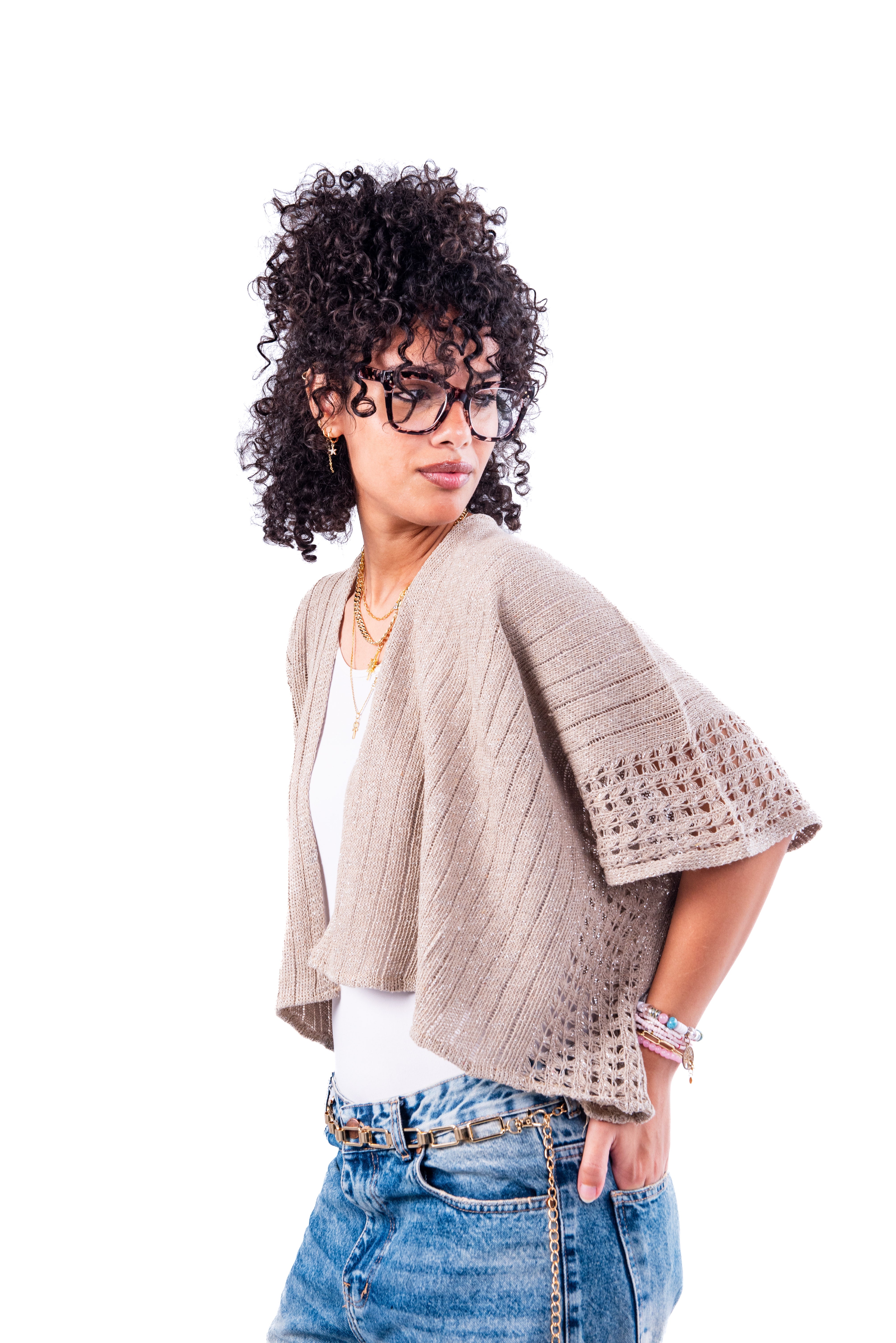Twill in Beige.