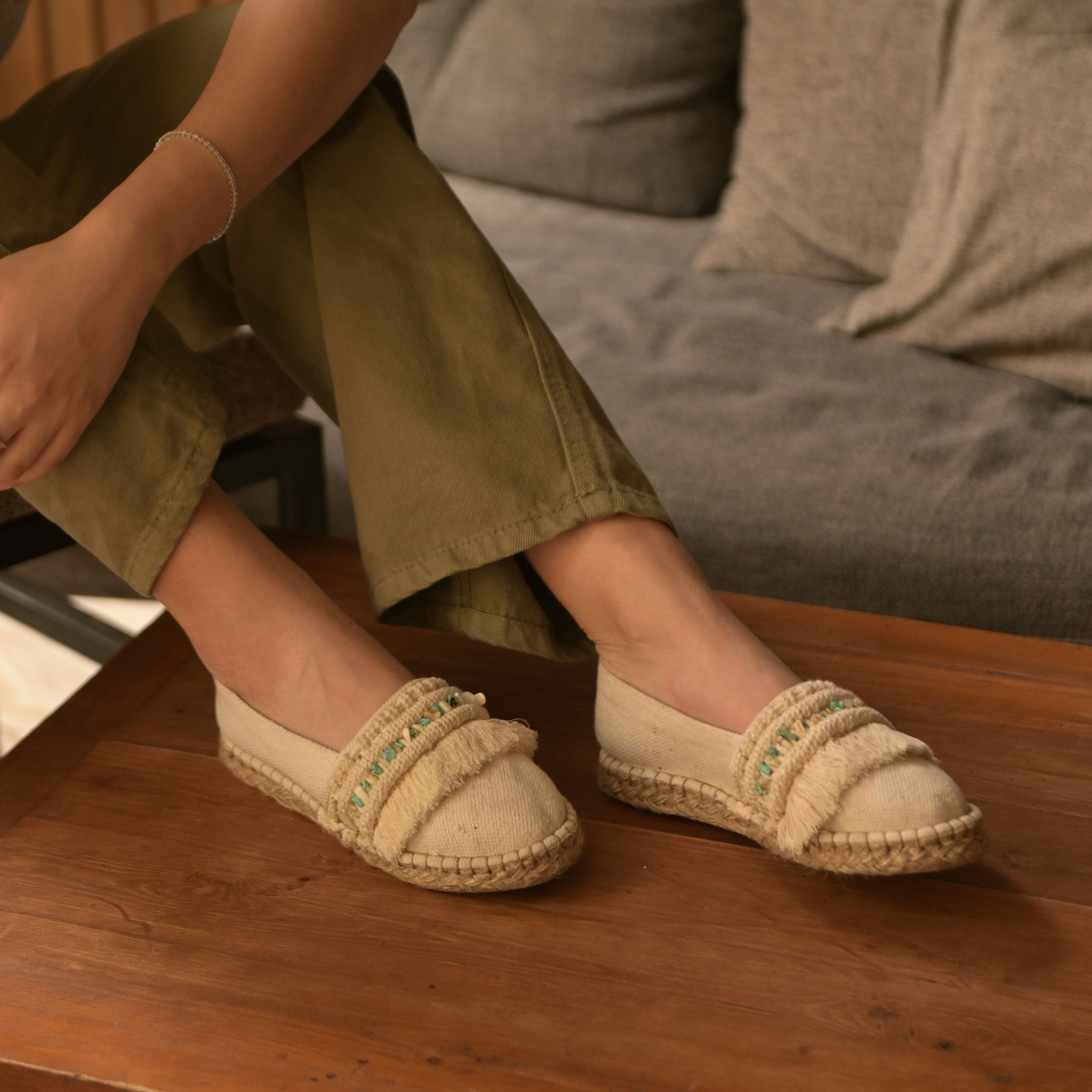 Stone Faced Espadrilles